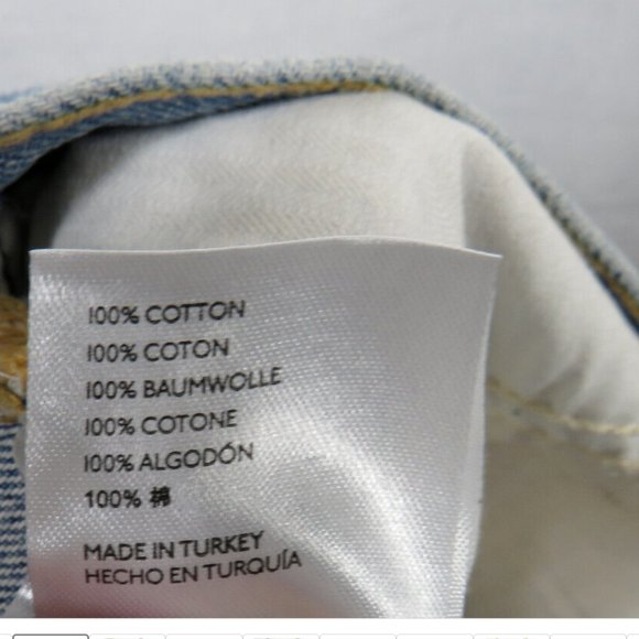 29 Waist, Free People Light Stone Wash Distressed Straight  Leg Cropped Jean - Picture 2 of 9